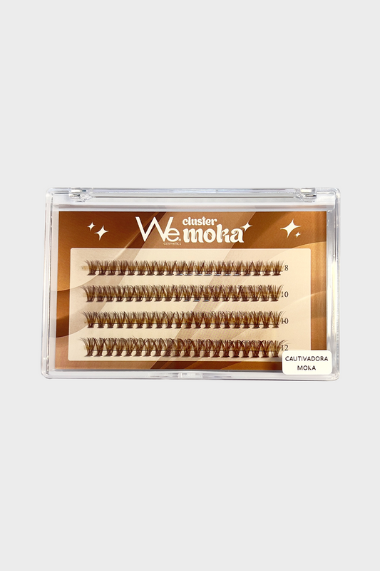Pestañas We - Lash Clusters - Cautivadora Moka x4
