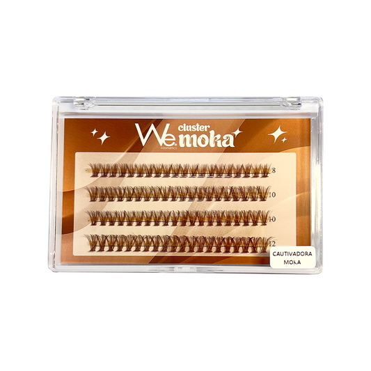 Pestañas We - Lash Clusters - Cautivadora Moka x4