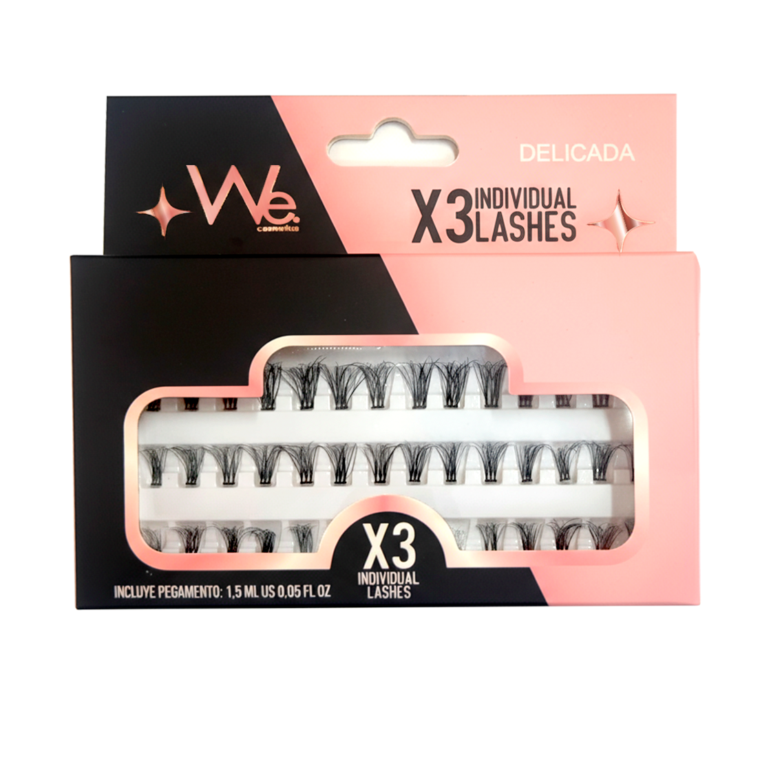 Pestañas We - Lash Clusters - Delicada X3