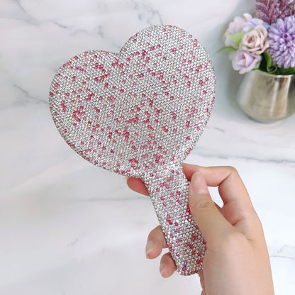 Espejo de Mano - Corazon brillos - We cosmetics