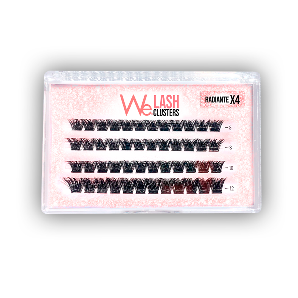 Pestañas We - Lash Clusters - Radiante x4
