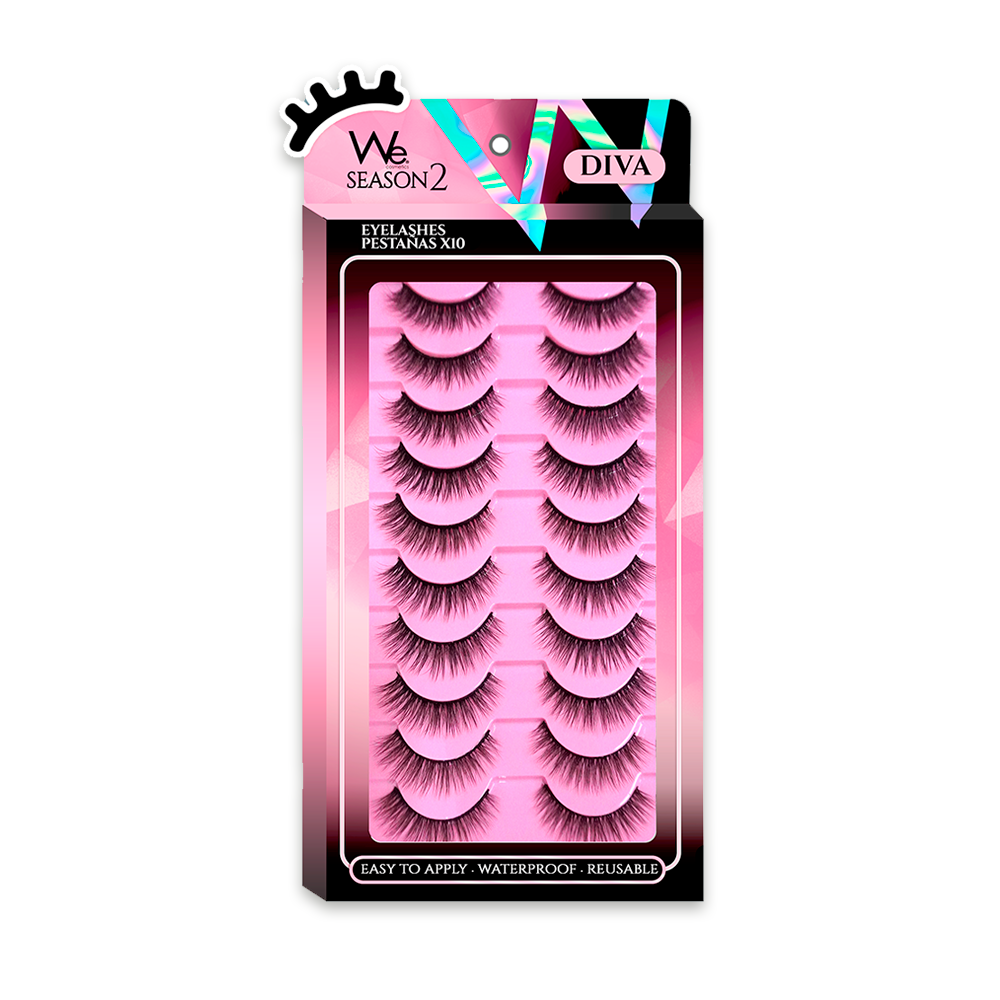 Pestañas We - x10 Diva