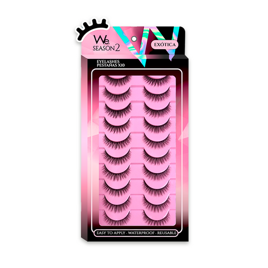 Pestañas We - x10 Exótica