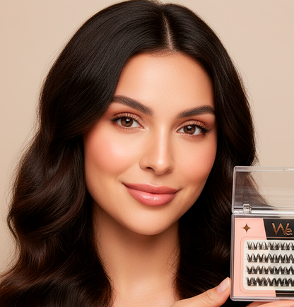 Pestañas We - Lash Clusters - Asertiva X4